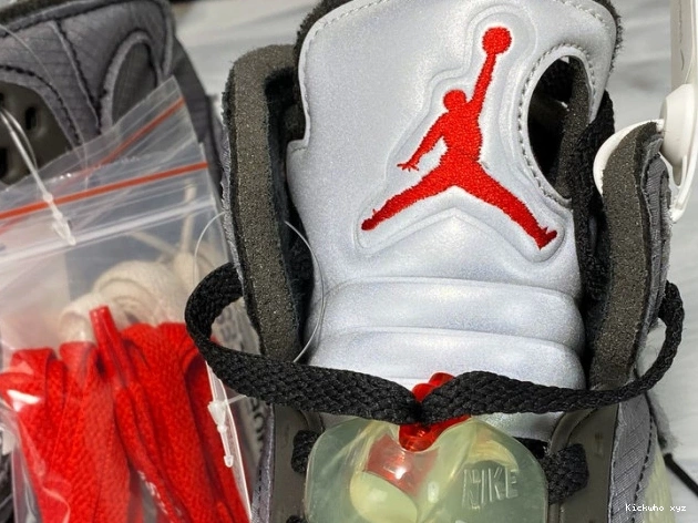 Air 5 x CT8480-001 Jordan Off-White Black 0629